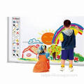 Infrared interactive whiteboard with large screen